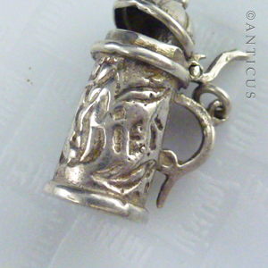 Silver Charm, Lidded Beer Stein.