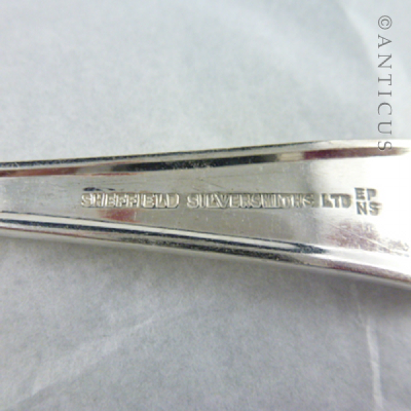 Set of Vintage Silver Plate Fish Knives and Forks.