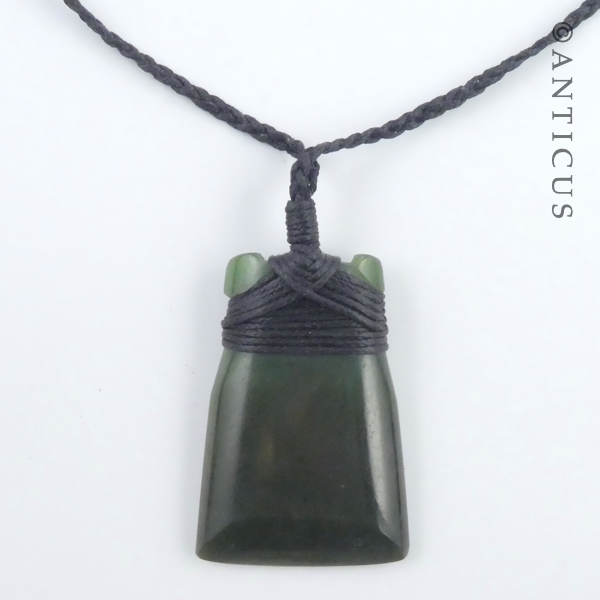 New Zealand Jadeite Pendant, Toki.