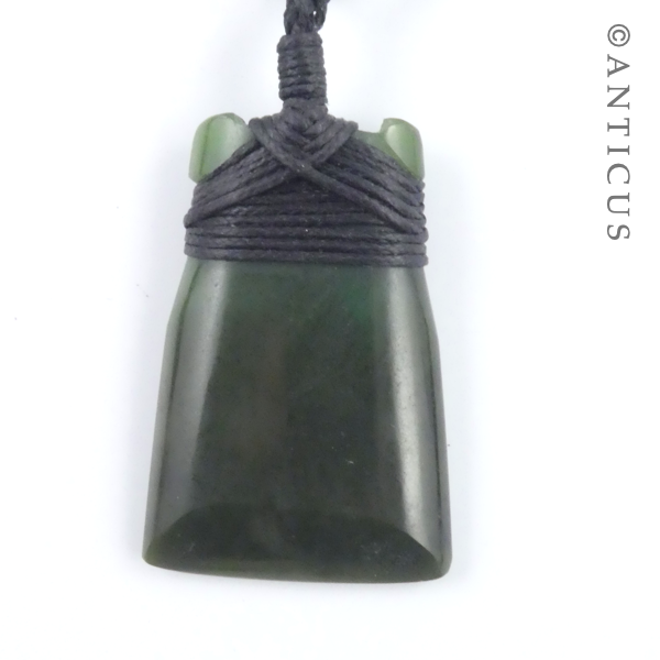 New Zealand Jadeite Pendant, Toki.