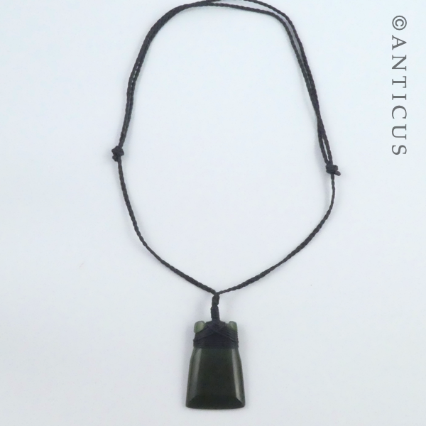 New Zealand Jadeite Pendant, Toki.