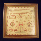 Georgian Sampler, 1823.