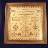 Georgian Sampler, 1823.