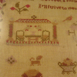 Georgian Sampler, 1823.