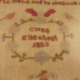 Georgian Sampler, 1823.