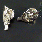 Butterfly Wing and Marcasite Clip Earrings.