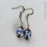 Cloisonné Drop Earrings.