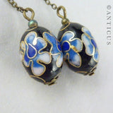 Cloisonné Drop Earrings.