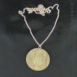 Thaler Silver Coin Pendant on Chain.