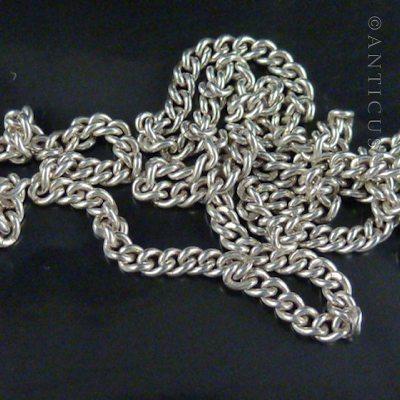 Thaler Silver Coin Pendant on Chain.