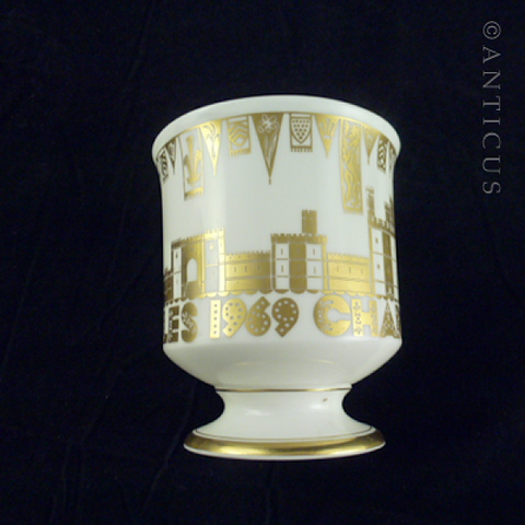 Coalport Bone China Goblet, Charles's Investiture