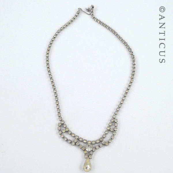 Vintage Crystal Necklace.