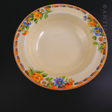 1930s Grindley Large Bowl & Matching Dessert Plate.
