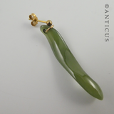 Greenstone Pounamu Jade Earrings.