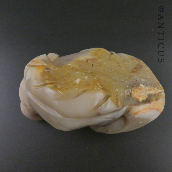 Chinese Soapstone Seal, Lohan Monk.