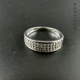 Diamond and Silver Ring.