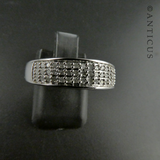 Diamond and Silver Ring.