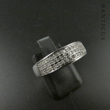 Diamond and Silver Ring.