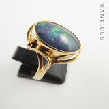 Opal and Gold Vintage Ring.