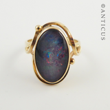Opal and Gold Vintage Ring.