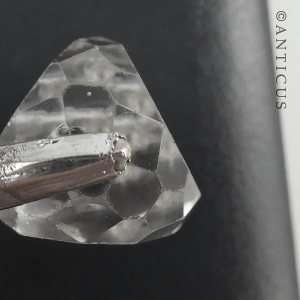 Fob Spinner Pendant, Crystal.