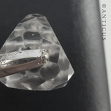 Fob Spinner Pendant, Crystal.