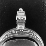 Fob Spinner Pendant, Crystal.