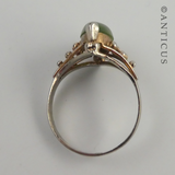 Gold and Jade Vintage Ring