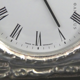 Silver Mounted Desk or Bedside Clock.