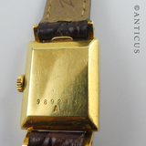 18ct Gold Jaeger-Le Coultre Ladies Watch.