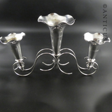 Large Silver Plate Epergne.