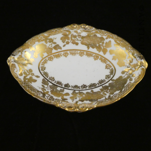 Vintage Hammersley Small Gilded Dish.