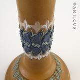 Doulton Lambeth Candlestick, Antique.