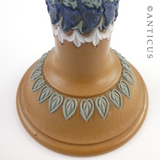 Doulton Lambeth Candlestick, Antique.