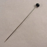 Early 20th Century Mourning Hatpin, Black.
