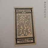 Vintage Cigarette Card Album and Contents.