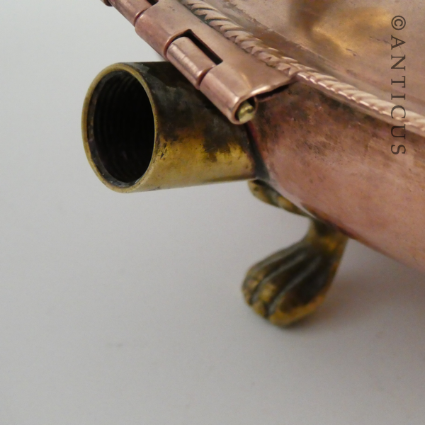 Copper Lidded Dish.