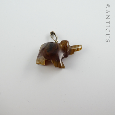 Tiny Elephant Pendant.