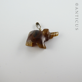 Tiny Elephant Pendant.