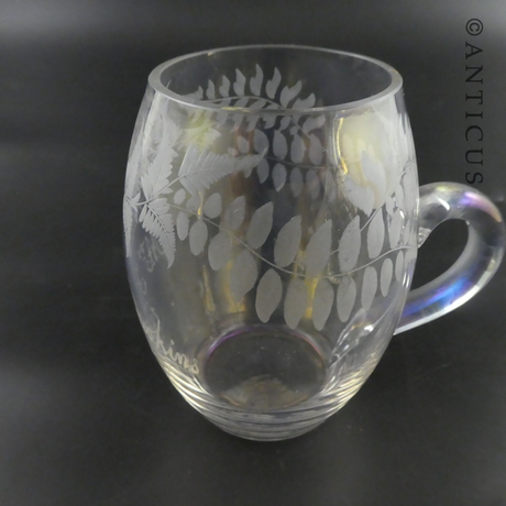 Lustre Glass Victorian Mug, 1887.