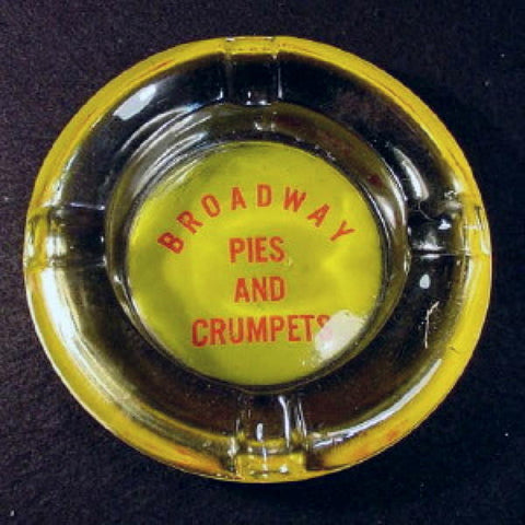 Advertising Ashtray, Pies and Crumpets.