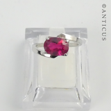 Costume Ring, Red Stone.