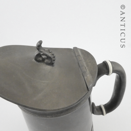 Pewter Hot Water Jug.