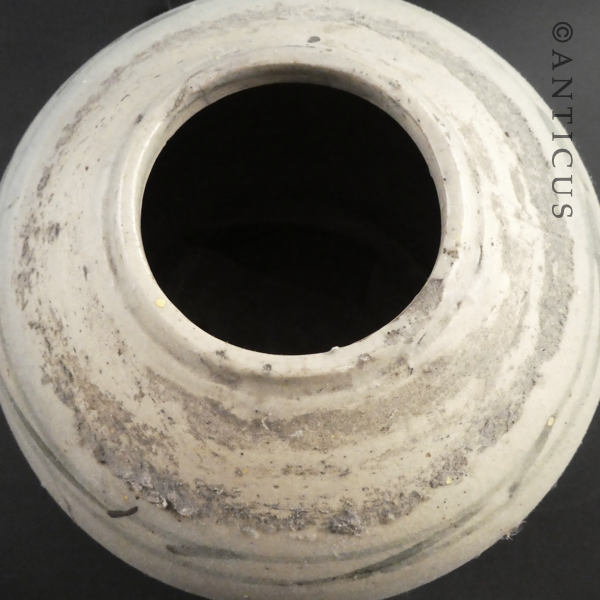 Large Old Chinese Ginger Jar, Stoneware.