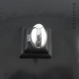 Sterling Silver Large Egg-Shaped Ring.