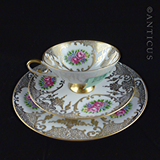 Bavarian Porcelain Trio, Beautiful Shape.