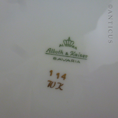 Bavarian Porcelain Trio, Beautiful Shape.