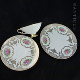 Bavarian Porcelain Trio, Beautiful Shape.