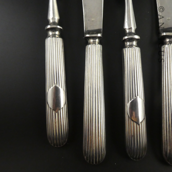 Antique Fish Knives and Forks, Set of Six.