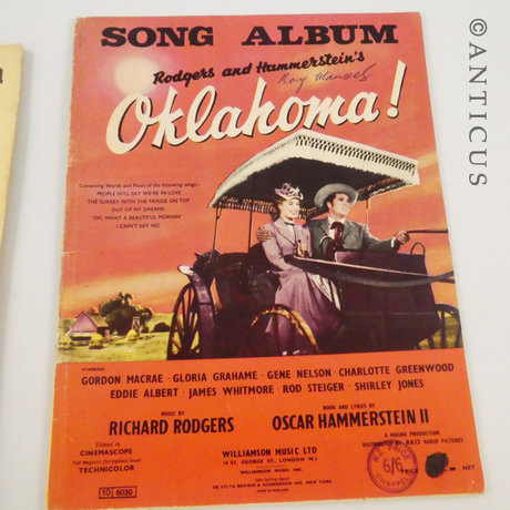 Three Sheet Music Items, for Piano.